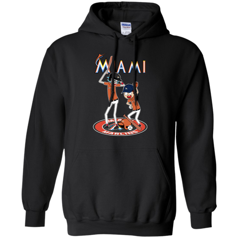 Miami Marlins Baseball Rick And Morty Hoodie - The White Eagles Miami Marlins Baseball Rick And Morty Hoodie - The White Eagles