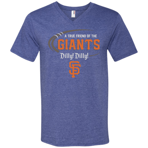 Dilly Dilly Ny Giants A True Friend Of The Giants Men's V-Neck T-Shirt - The White Eagles Dilly Dilly Ny Giants A True Friend Of The Giants Men's V-Neck T-Shirt - The White Eagles