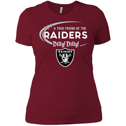 Dilly Dilly Raiders A True Friend Of The Raiders Ladies' Shirt - The White Eagles Dilly Dilly Raiders A True Friend Of The Raiders Ladies' Shirt - The White Eagles