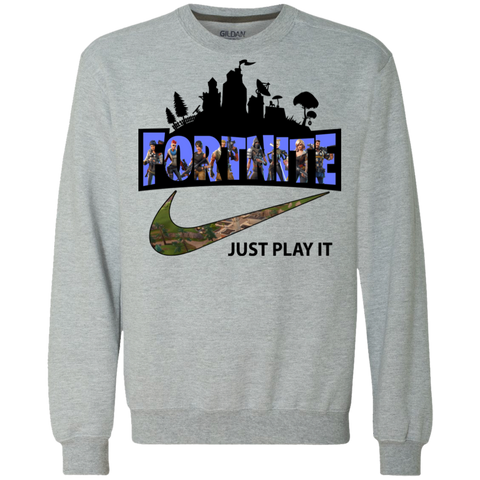 Fortnite Just Play It Nike Logo Sweatshirt - The White Eagles Fortnite Just Play It Nike Logo Sweatshirt - The White Eagles