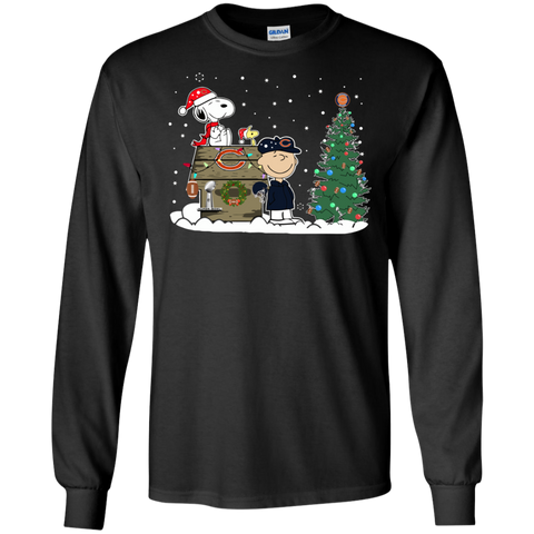 Chicago Bears Snoopy The Peanuts Ugly Christmas Sweater Super Bowl LS Cotton T-Shirt - The White Eagles Chicago Bears Snoopy The Peanuts Ugly Christmas Sweater Super Bowl LS Cotton T-Shirt - The White Eagles