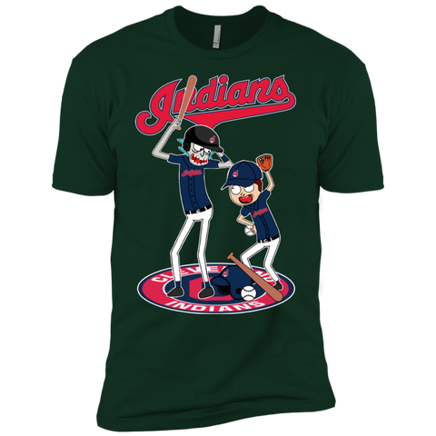 Cleveland Indians Baseball Rick And Morty Men's Sleeve Shirt - The White Eagles Cleveland Indians Baseball Rick And Morty Men's Sleeve Shirt - The White Eagles