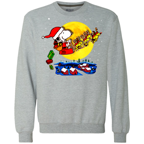 Snoopy Santa Claus Christmas The Peanuts Movie Sweatshirt - The White Eagles Snoopy Santa Claus Christmas The Peanuts Movie Sweatshirt - The White Eagles