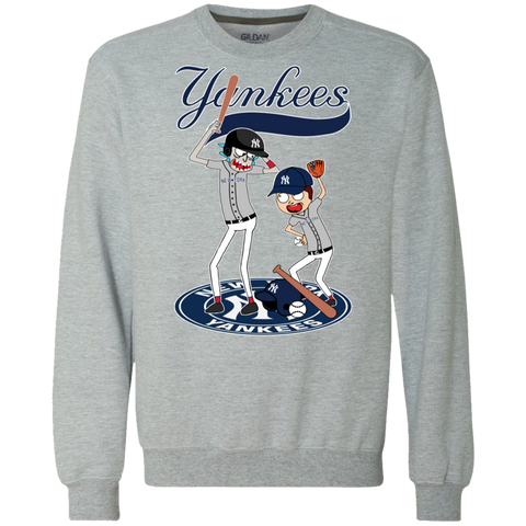 New York Yankees Baseball Rick And Morty Sweatshirt - The White Eagles New York Yankees Baseball Rick And Morty Sweatshirt - The White Eagles