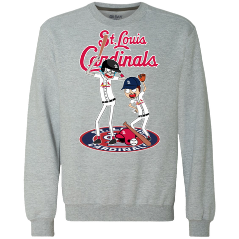 St Louis Cardinals Baseball Rick And Morty Sweatshirt - The White Eagles St Louis Cardinals Baseball Rick And Morty Sweatshirt - The White Eagles
