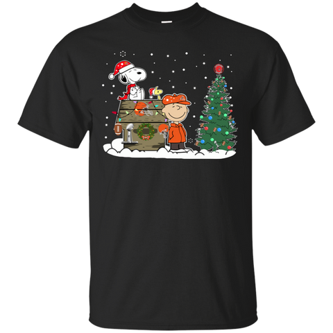 Cleveland Browns Snoopy The Peanuts Ugly Christmas Sweater Super Bowl Cotton T-Shirt - The White Eagles Cleveland Browns Snoopy The Peanuts Ugly Christmas Sweater Super Bowl Cotton T-Shirt - The White Eagles