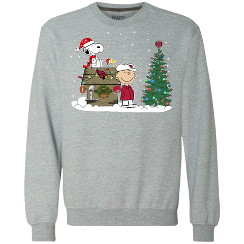 Arizona Cardinals Snoopy The Peanuts Movie Christmas Football Super Bowl Sweatshirt - The White Eagles Arizona Cardinals Snoopy The Peanuts Movie Christmas Football Super Bowl Sweatshirt - The White Eagles