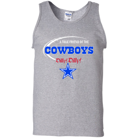 Nfl Dilly Dilly Dallas Cowboys A True Friend Of The Cowboys Tank Top - The White Eagles Nfl Dilly Dilly Dallas Cowboys A True Friend Of The Cowboys Tank Top - The White Eagles