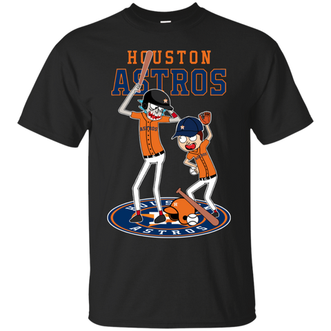 Houston Astros Baseball Rick And Morty Cotton T-Shirt - The White Eagles Houston Astros Baseball Rick And Morty Cotton T-Shirt - The White Eagles