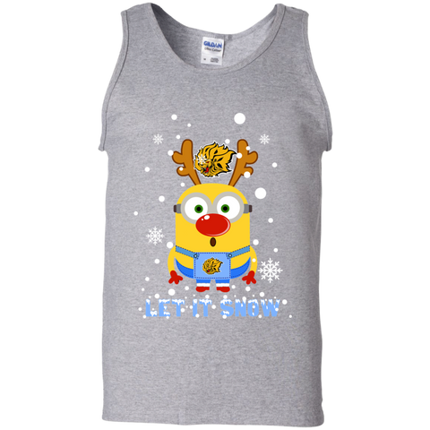 Minion Arkansas-pine Bluff Golden Lions Ugly Christmas Sweaters Let It Snow Tank Top - The White Eagles Minion Arkansas-pine Bluff Golden Lions Ugly Christmas Sweaters Let It Snow Tank Top - The White Eagles
