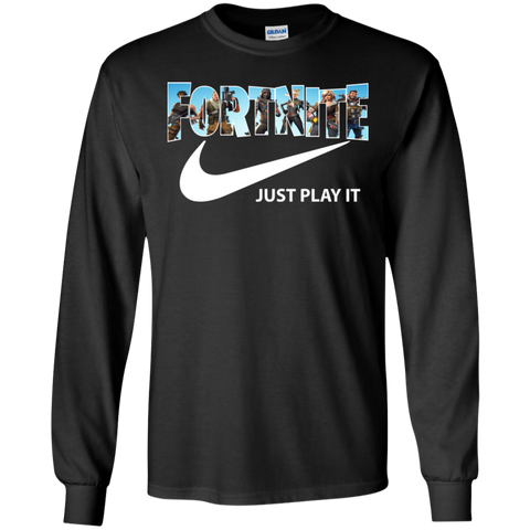 Fortnite Nike Just Play It LS Cotton T-Shirt - The White Eagles Fortnite Nike Just Play It LS Cotton T-Shirt - The White Eagles