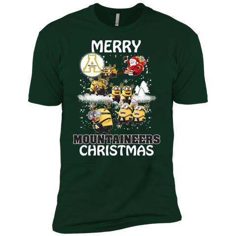 Appalachian State Mountaineers T Shirts Minions Santa Claus Merry Christmas Men's Sleeve Shirt - The White Eagles Appalachian State Mountaineers T Shirts Minions Santa Claus Merry Christmas Men's Sleeve Shirt - The White Eagles