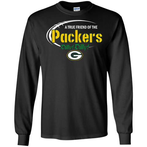 Dilly Dilly Packers A True Friend Of The Packers LS Cotton T-Shirt - The White Eagles Dilly Dilly Packers A True Friend Of The Packers LS Cotton T-Shirt - The White Eagles