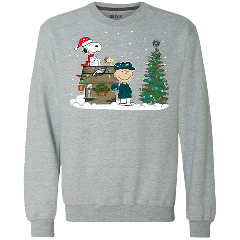 Philadelphia Eagles Snoopy The Peanuts Ugly Christmas Sweater Super Bowl Sweatshirt - The White Eagles Philadelphia Eagles Snoopy The Peanuts Ugly Christmas Sweater Super Bowl Sweatshirt - The White Eagles