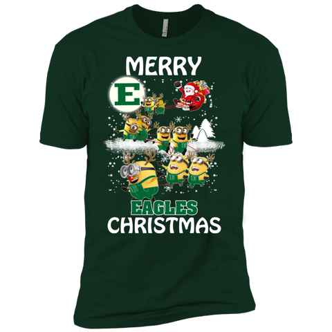 Eastern Michigan Eagles Ugly Christmas Sweaters Minions Santa Claus Merry Christmas Men's Sleeve Shirt - The White Eagles Eastern Michigan Eagles Ugly Christmas Sweaters Minions Santa Claus Merry Christmas Men's Sleeve Shirt - The White Eagles