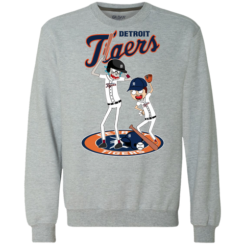 Detroit Tigers Baseball Rick And Morty Sweatshirt - The White Eagles Detroit Tigers Baseball Rick And Morty Sweatshirt - The White Eagles