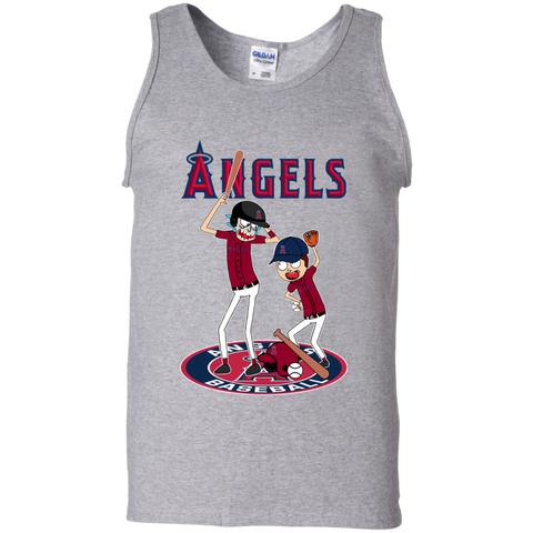 Los Angeles Angels Baseball Rick And Morty Tank Top - The White Eagles Los Angeles Angels Baseball Rick And Morty Tank Top - The White Eagles
