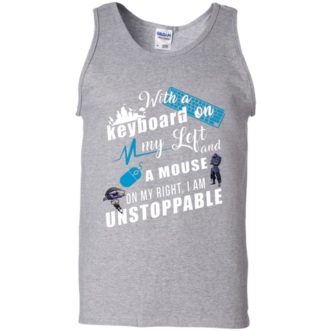 Fortnite I Am Unstoppable Tank Top - The White Eagles Fortnite I Am Unstoppable Tank Top - The White Eagles