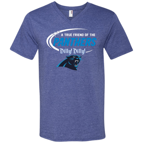 Dilly Dilly Panthers A True Friend Of The Panthers Men's V-Neck T-Shirt - The White Eagles Dilly Dilly Panthers A True Friend Of The Panthers Men's V-Neck T-Shirt - The White Eagles