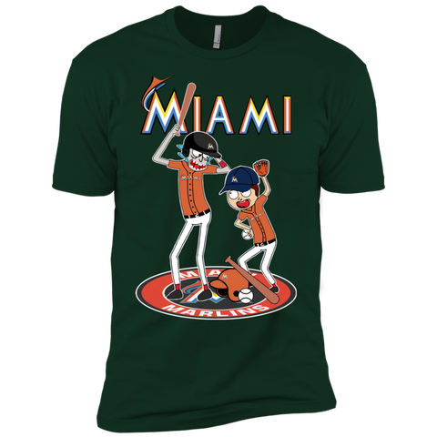 Miami Marlins Baseball Rick And Morty Men's Sleeve Shirt - The White Eagles Miami Marlins Baseball Rick And Morty Men's Sleeve Shirt - The White Eagles