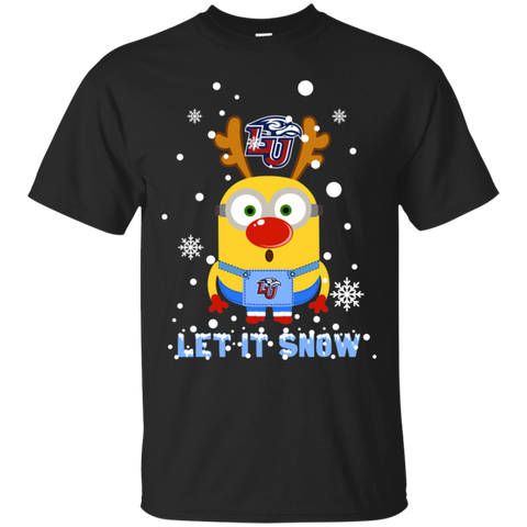 Minion Liberty Flames Ugly Christmas Sweaters Let It Snow Cotton T-Shirt - The White Eagles Minion Liberty Flames Ugly Christmas Sweaters Let It Snow Cotton T-Shirt - The White Eagles