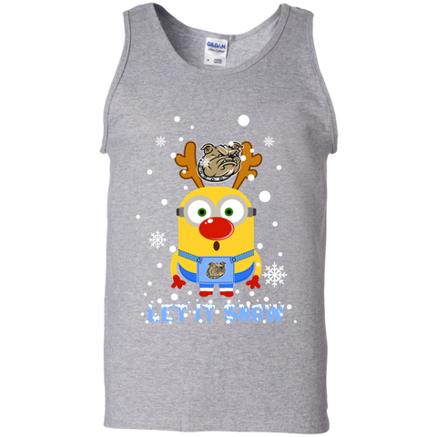 Minion Bryant Bulldogs Ugly Christmas Sweaters Let It Snow Tank Top - The White Eagles Minion Bryant Bulldogs Ugly Christmas Sweaters Let It Snow Tank Top - The White Eagles