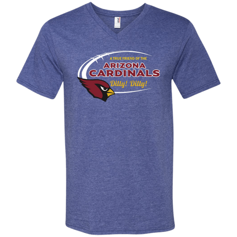 Dilly Dilly Arizona Cardinals A True Friend Of The Cardinals Men's V-Neck T-Shirt - The White Eagles Dilly Dilly Arizona Cardinals A True Friend Of The Cardinals Men's V-Neck T-Shirt - The White Eagles