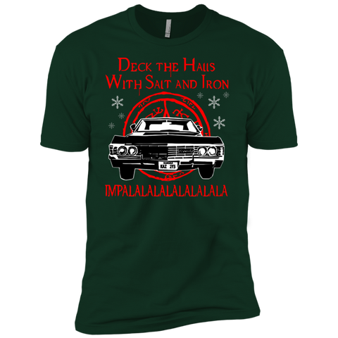 Deck The Halls With Salt And Iron Impala Lalalalalalala Supernatural Ugly Christmas Sweater Men's Sleeve Shirt - The White Eagles Deck The Halls With Salt And Iron Impala Lalalalalalala Supernatural Ugly Christmas Sweater Men's Sleeve Shirt - The White Eagles