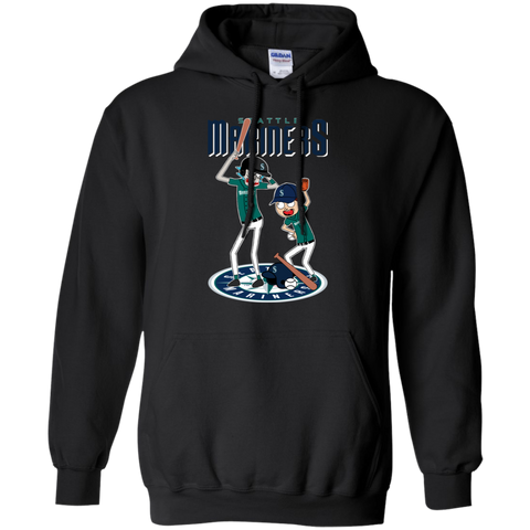 Seattle Mariners Baseball Rick And Morty Hoodie - The White Eagles Seattle Mariners Baseball Rick And Morty Hoodie - The White Eagles