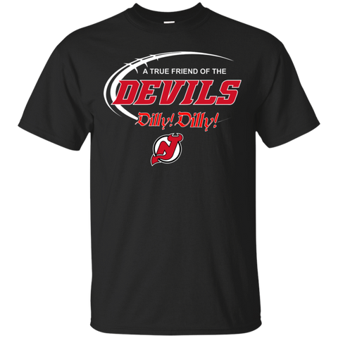 Dilly Dilly A True Friend Of The New Jersey Devils Cotton T-Shirt - The White Eagles Dilly Dilly A True Friend Of The New Jersey Devils Cotton T-Shirt - The White Eagles
