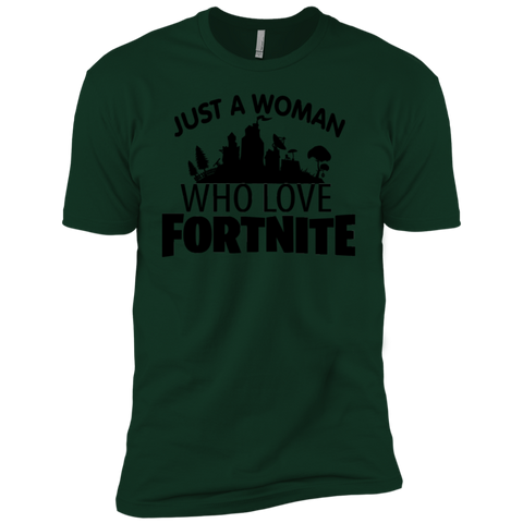 Fortnite Just A Woman Who Loves Fortnite Men's Sleeve Shirt - The White Eagles Fortnite Just A Woman Who Loves Fortnite Men's Sleeve Shirt - The White Eagles