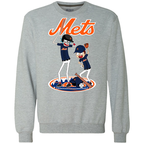 New York Mets Baseball Rick And Morty Sweatshirt - The White Eagles New York Mets Baseball Rick And Morty Sweatshirt - The White Eagles
