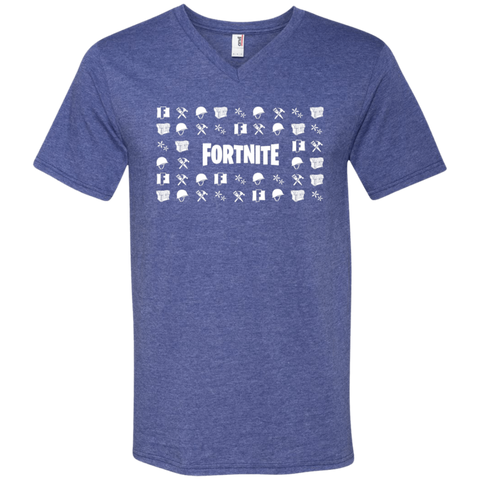Fortnite Funny Men's V-Neck T-Shirt - The White Eagles Fortnite Funny Men's V-Neck T-Shirt - The White Eagles