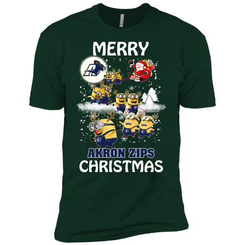 Akron Zips Ugly Christmas Sweaters Minions Santa Claus Merry Christmas Men's Sleeve Shirt - The White Eagles Akron Zips Ugly Christmas Sweaters Minions Santa Claus Merry Christmas Men's Sleeve Shirt - The White Eagles