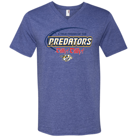Dilly Dilly A True Friend Of The Nashville Predators Men's V-Neck T-Shirt - The White Eagles Dilly Dilly A True Friend Of The Nashville Predators Men's V-Neck T-Shirt - The White Eagles
