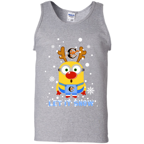 Minion Campbell Fighting Camels Ugly Christmas Sweaters Let It Snow Tank Top - The White Eagles Minion Campbell Fighting Camels Ugly Christmas Sweaters Let It Snow Tank Top - The White Eagles