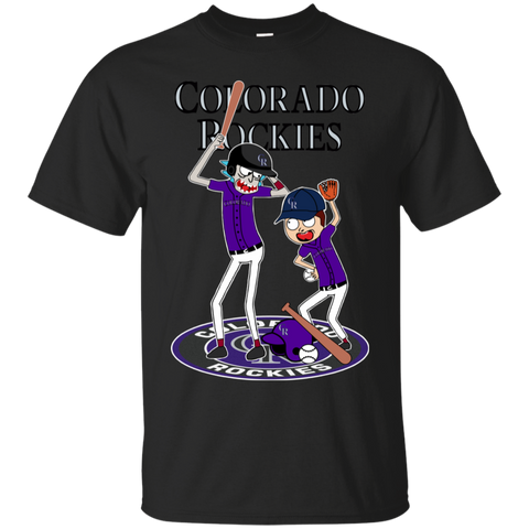 Colorado Rockies Baseball Rick And Morty Cotton T-Shirt - The White Eagles Colorado Rockies Baseball Rick And Morty Cotton T-Shirt - The White Eagles