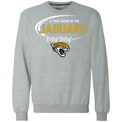 Dilly Dilly Jaguars A True Friend Of The Jaguars Sweatshirt - The White Eagles Dilly Dilly Jaguars A True Friend Of The Jaguars Sweatshirt - The White Eagles