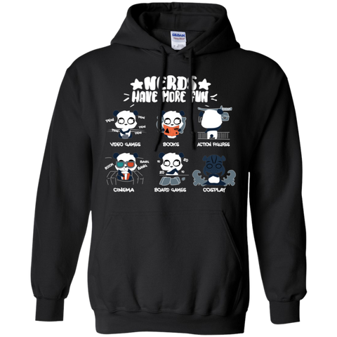 Nerds Have More Fun Shirt Hoodie - The White Eagles Nerds Have More Fun Shirt Hoodie - The White Eagles