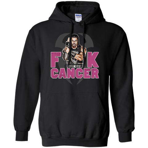 Roman Reigns Fuck Cancer Breast Cancer Awareness Hoodie - The White Eagles Roman Reigns Fuck Cancer Breast Cancer Awareness Hoodie - The White Eagles
