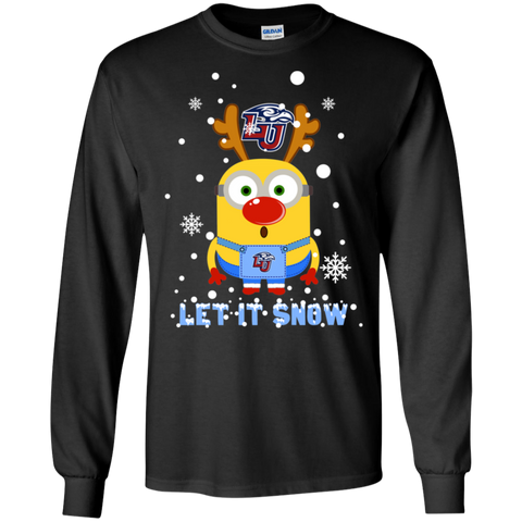 Minion Liberty Flames Ugly Christmas Sweaters Let It Snow LS Cotton T-Shirt - The White Eagles Minion Liberty Flames Ugly Christmas Sweaters Let It Snow LS Cotton T-Shirt - The White Eagles