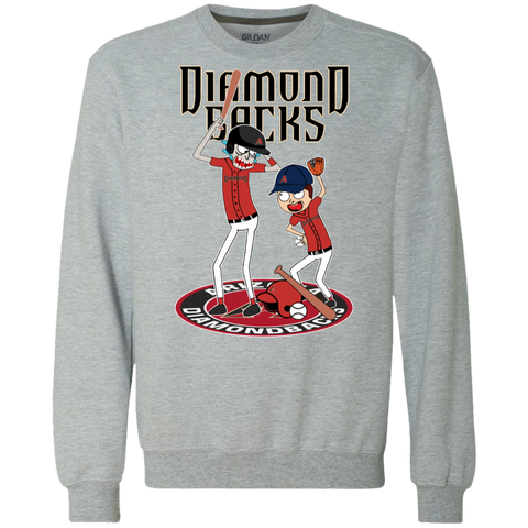 Arizona Diamondbacks Baseball Rick And Morty Sweatshirt - The White Eagles Arizona Diamondbacks Baseball Rick And Morty Sweatshirt - The White Eagles