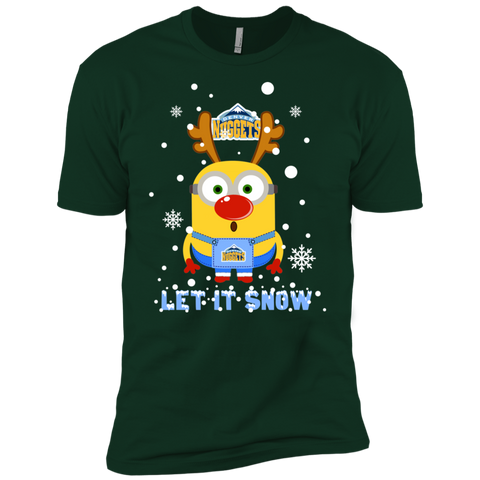 Minion Denver Nuggets Ugly Christmas Sweaters Let It Snow Men's Sleeve Shirt - The White Eagles Minion Denver Nuggets Ugly Christmas Sweaters Let It Snow Men's Sleeve Shirt - The White Eagles