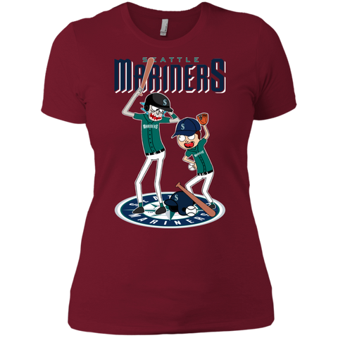 Seattle Mariners Baseball Rick And Morty Ladies' Shirt - The White Eagles Seattle Mariners Baseball Rick And Morty Ladies' Shirt - The White Eagles