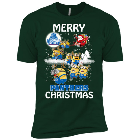 Georgia State Panthers Ugly Christmas Sweaters Minions Santa Claus Merry Christmas Men's Sleeve Shirt - The White Eagles Georgia State Panthers Ugly Christmas Sweaters Minions Santa Claus Merry Christmas Men's Sleeve Shirt - The White Eagles