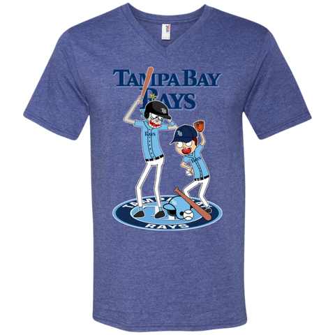 Tampa Bay Rays Baseball Rick And Morty Men's V-Neck T-Shirt - The White Eagles Tampa Bay Rays Baseball Rick And Morty Men's V-Neck T-Shirt - The White Eagles