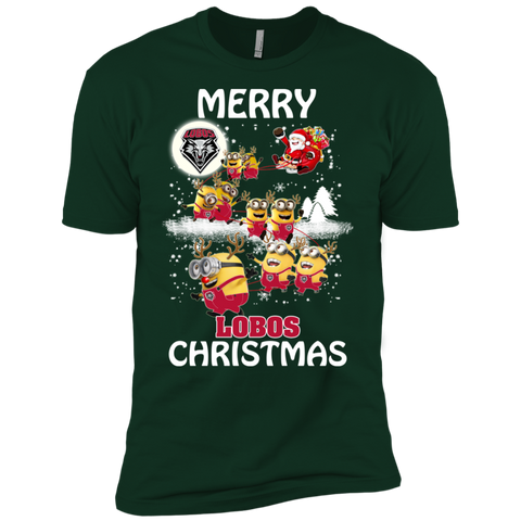 New Mexico Lobos Ugly Christmas Sweaters Minions Santa Claus Merry Christmas Men's Sleeve Shirt - The White Eagles New Mexico Lobos Ugly Christmas Sweaters Minions Santa Claus Merry Christmas Men's Sleeve Shirt - The White Eagles