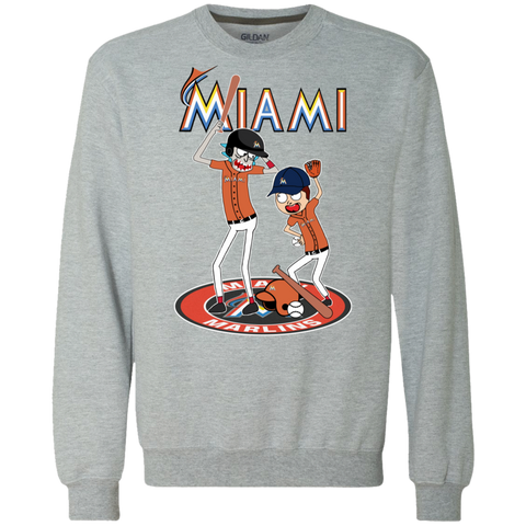 Miami Marlins Baseball Rick And Morty Sweatshirt - The White Eagles Miami Marlins Baseball Rick And Morty Sweatshirt - The White Eagles
