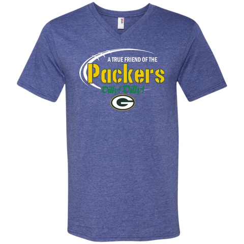 Dilly Dilly Packers A True Friend Of The Packers Men's V-Neck T-Shirt - The White Eagles Dilly Dilly Packers A True Friend Of The Packers Men's V-Neck T-Shirt - The White Eagles