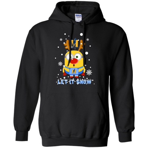Minion Murray State Racers Ugly Christmas Sweaters Let It Snow Hoodie - The White Eagles Minion Murray State Racers Ugly Christmas Sweaters Let It Snow Hoodie - The White Eagles